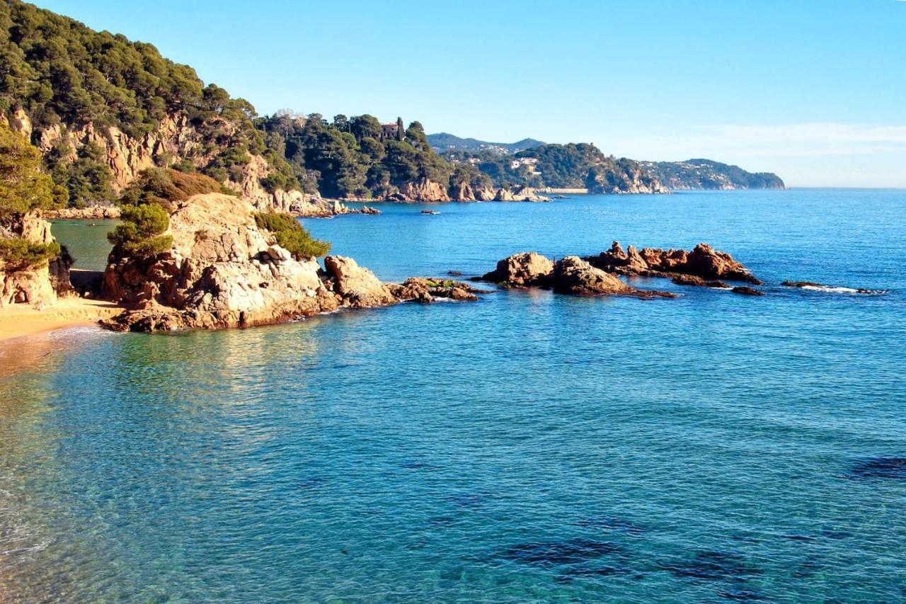 Apartamento en Blanes con piscina y parking Apartamento Exterior foto